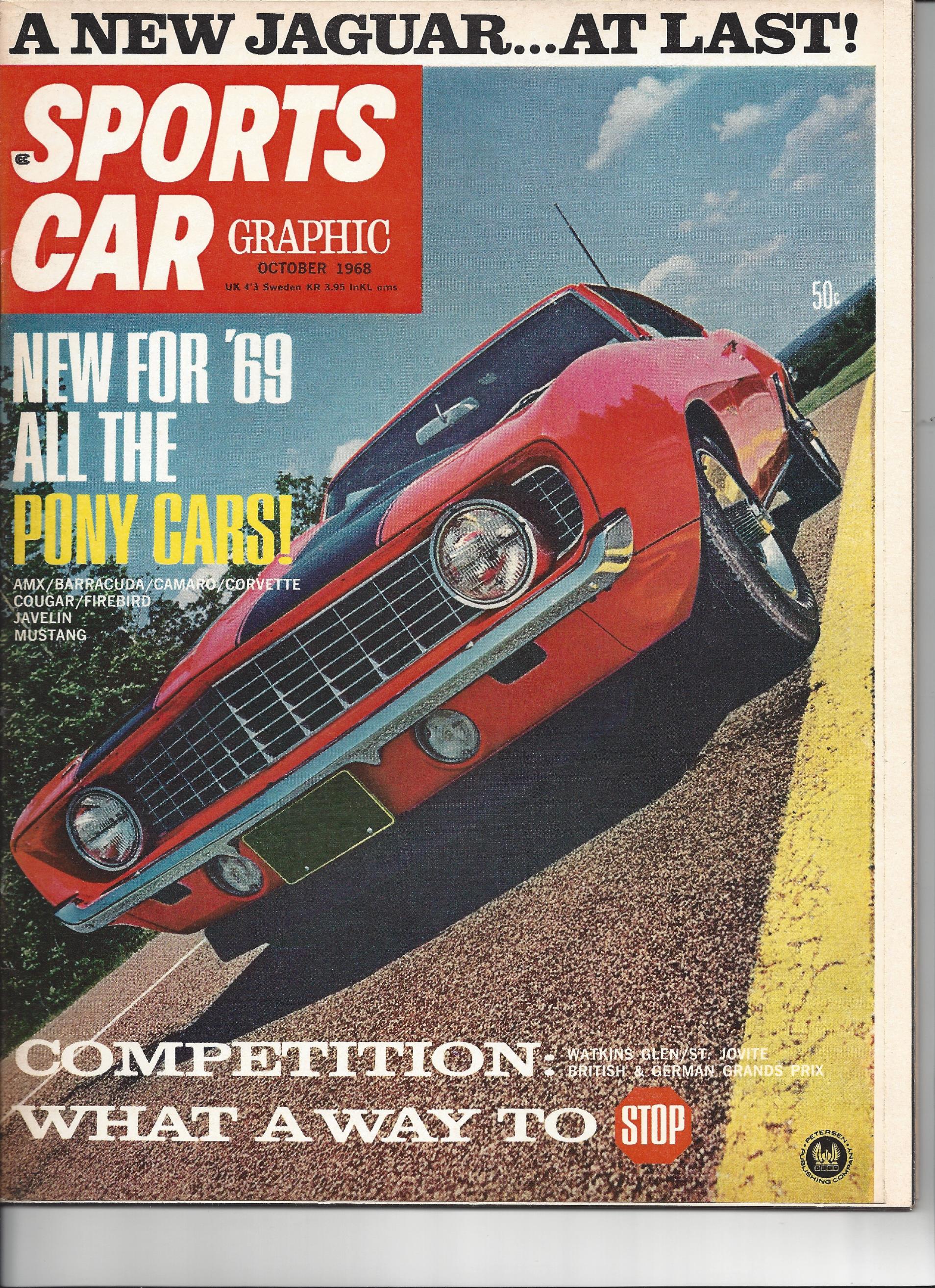 Журнал Sports Car Graphic 1968 10
